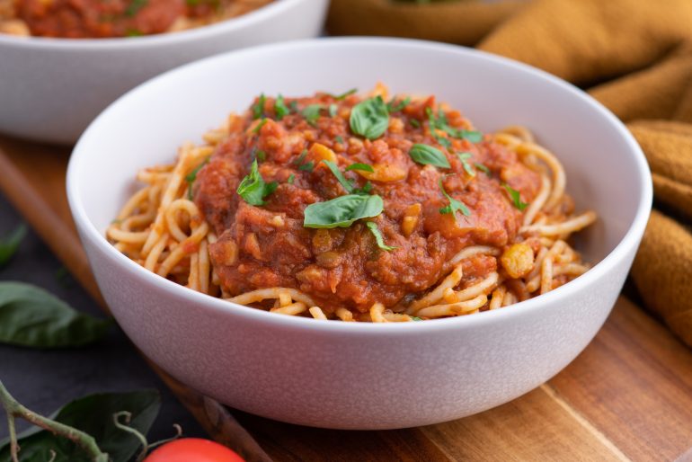 Chestnut bolognese recipe